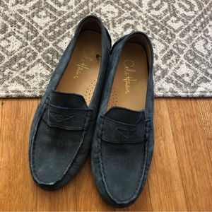 Cole Haan Suede Blue Loafer Driving Shoes 6.5